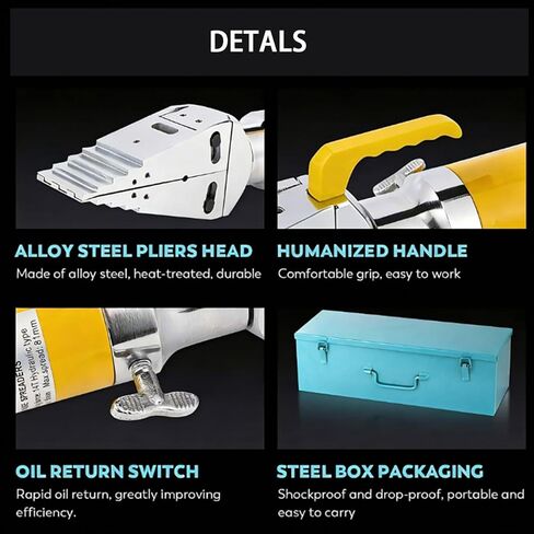 Integral Hydraulic Flange Separator Hydraulic Flange Expander 10T,Manual Expansion Separation Tools 81MM,6mm/0.23in Tip Thickness for Emergency in Case of Road Accidents in Saudi Arabia