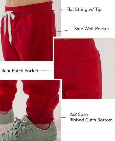 بنطال رياضي Marled Fleece للرجال من Southpole - مقاسات عادية وكبيرة وطويلة in Kuwait