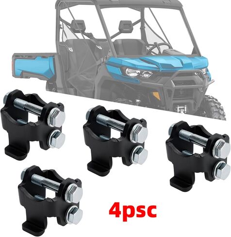 طقم رفع عالي التحمل مقاس 1 بوصة من Bruce & Shark لجهاز Can-Am Defender 500/800/1000 HD5 HD8 HD10 XMR 2016-2024، مطلي بالفولاذ الأمامي/الخلفي، جميع موديلات الطاقم ملائمة بشكل مباشر in Saudi Arabia