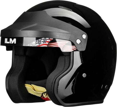 ILM Snell SA2025 Open Face Auto Racing Helmets Lightweight Fiberglass Helmet for Men and Women Model R95 in Saudi Arabia