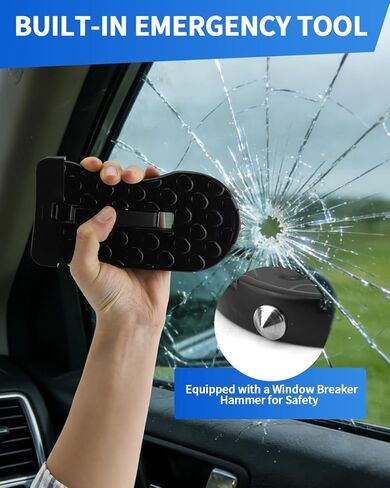 Car Door Step, Aluminum with 400lb Capacity, Anti-Slip Surface, Foldable for Car Roof Access and Roof Racks, Black Step for SUV/Truck in Kuwait