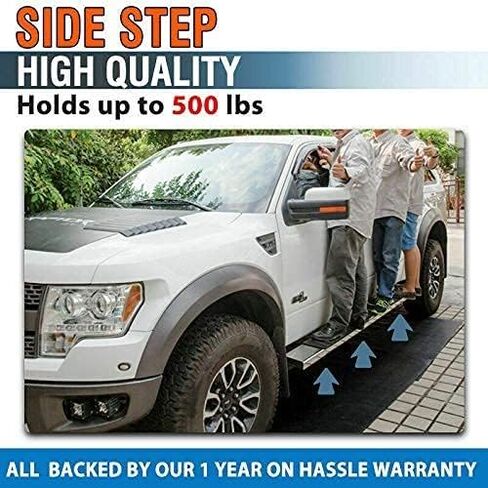 COMNOVA 6 Inches Running Boards Compatible with 2009-2018 Dodge Ram 1500 Crew Cab(Including 2019-2024 Classic), 2010-2026 Ram 2500 3500, Carbon Steel Side Steps. in Saudi Arabia