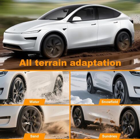 2026 Mud Flaps for Tesla Model Y Juniper Accessories Front and Rear ABS Mud Guards Set of 4, Includes All Hardware Installation Tools Accessories (Model Y Juniper 2025+) in Saudi Arabia