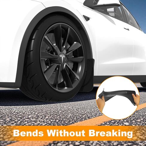2026 Mud Flaps for Tesla Model Y Juniper Accessories Front and Rear ABS Mud Guards Set of 4, Includes All Hardware Installation Tools Accessories (Model Y Juniper 2025+) in Saudi Arabia