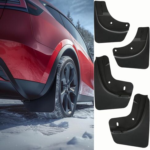 2026 Mud Flaps for Tesla Model Y Juniper Accessories Front and Rear ABS Mud Guards Set of 4, Includes All Hardware Installation Tools Accessories (Model Y Juniper 2025+) in Saudi Arabia