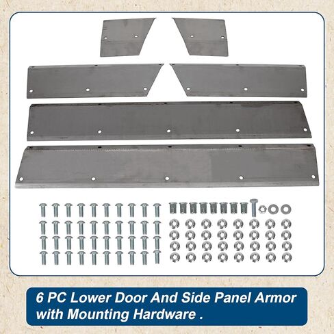 درع الباب السفلي واللوحة الجانبية متوافق مع سيارة جيب شيروكي XJ موديل 1984-2001 (4 أبواب) in Kuwait