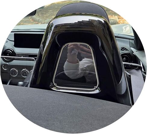 Headrests Bezel Blockers for MX-5 Miata ND Roadster & Abarth 124 Spider (2015-Current) – Acrylic Inserts to Reduce Wind Noise & Airflow (Top Down) for Enhanced Comfort in Saudi Arabia
