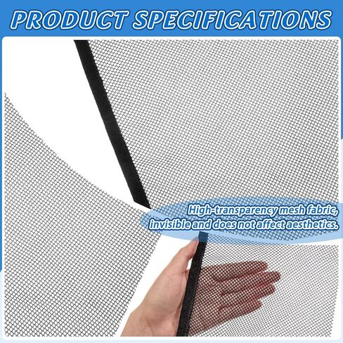 SATINIOR 2 Pcs 43"x29" Car Grill Mesh – Cuttable Automotive Grille, 4x4mm Diamond Grid Bug Screen with Bungee Cord, Hook for Car Automotive Grille, Radiator Protection, Debris Prevention in Saudi Arabia