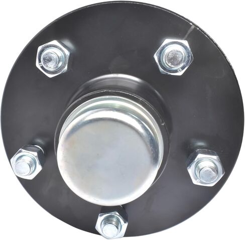 محور المقطورة 3500 رطل، 61HF 46SC، نمط الترباس 5x4.5، 5 العروة مقطورة تفريغ البضائع RV محور المرافق 3.5K محور القارب - 61 بوصة Hubface 46 بوصة مركز الربيع in Kuwait