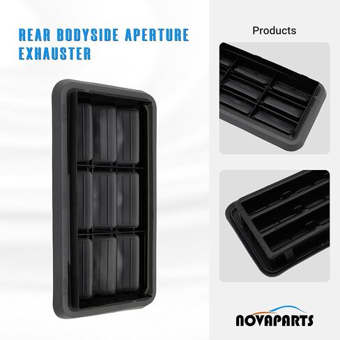 05058636AD Rear Bodyside Aperture Exhauster for Chrysler Dodge Jeep Wrangler JK 2010-2018 Rear Tailgate Air Vent Outlet Ventilation Net 5058636AD in Saudi Arabia