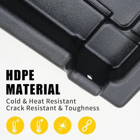 صينية شحن لسرير الشاحنة قابلة للانزلاق متوافقة مع Ford F150 Chevy Silverado GMC Sierra Dodge Ram Toyota Tundra HDPE ملحقات نظام عربة تنظيم انزلاقية خفيفة الوزن (5.2FT+ سرير فقط) in Kuwait