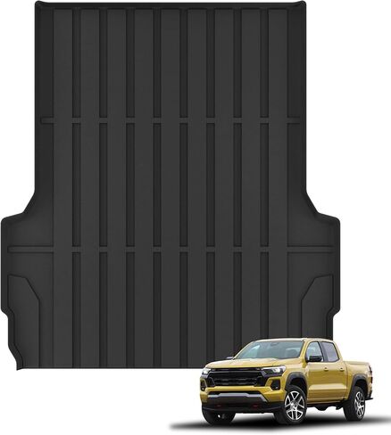 KARPAL Truck Bed Mat for Chevy Colorado/GMC Canyon 2026 2025 2024 2023 (5FT Bed Mat), All Weather Protection TPE Heavy Duty Pickup Car Bed Cargo Mat Custom Fit Car Mats Accessories in Saudi Arabia