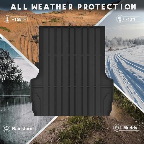 KARPAL Truck Bed Mat for Chevy Colorado/GMC Canyon 2026 2025 2024 2023 (5FT Bed Mat), All Weather Protection TPE Heavy Duty Pickup Car Bed Cargo Mat Custom Fit Car Mats Accessories in Saudi Arabia