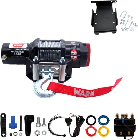 WARN ProVantage 3,500 Winch and Mount Kit (108216 70326) for Suzuki King Quad 450/500/700/750 (2005-2025) & QuadRacer - Heavy-Duty Steel Bolt-On Plate Compatible with ProVantage and Vantage Winches in Saudi Arabia