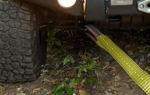 Everest 2" x20' Yellow Recovery Strap 1pk Vehicle Recovery Rope Use for Emergency Towing Rope, Tree Saver, Winch Extension - Roadside Rope - Recovery Equipment in Saudi Arabia