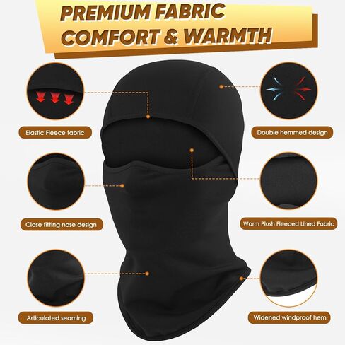 Ameceres Kids Balaclava Ski Mask Cold Weather Windproof Tactical Face Mask Winter for Skiing Snowboarding Cycling in Kuwait
