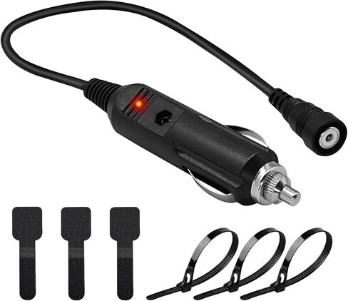 Snowmobile Helmet Heated Shield Cord, RCA Plug Heated Cord for Heated Most Electric Shields, Helmet, Visor Port (Kit) in Kuwait