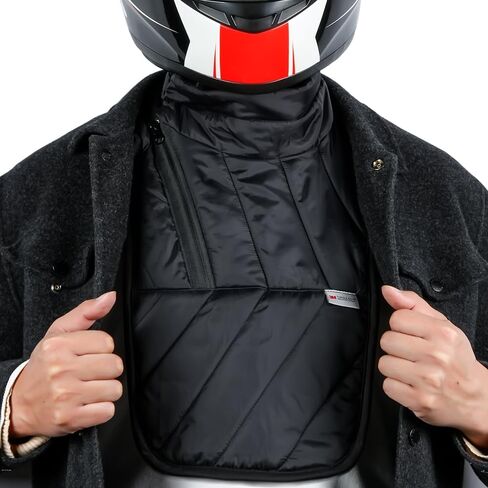 غطاء رقبة للدراجات النارية مقاوم للرياح لتدفئة الرقبة في الشتاء للرجال والنساء، غطاء رقبة حراري مبطن بالصوف للدراجات النارية، ركوب الدراجات في الهواء الطلق in Kuwait