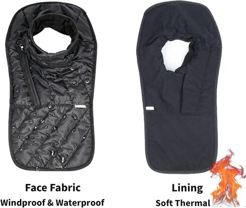 غطاء رقبة للدراجات النارية مقاوم للرياح لتدفئة الرقبة في الشتاء للرجال والنساء، غطاء رقبة حراري مبطن بالصوف للدراجات النارية، ركوب الدراجات في الهواء الطلق in Kuwait