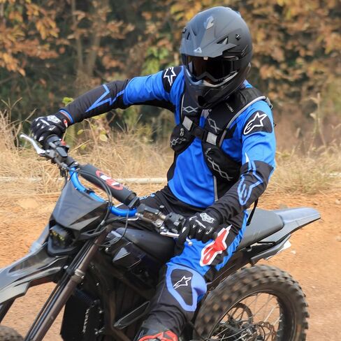 TRIANGLE Adult Dirt Bike Helmet Full Face Motorcycle Helmets with Adjustable Goggles & Gloves - DOT/FMVSS-218 Certified Motocross Helmet for Off-Road ATV BMX UTV in Kuwait
