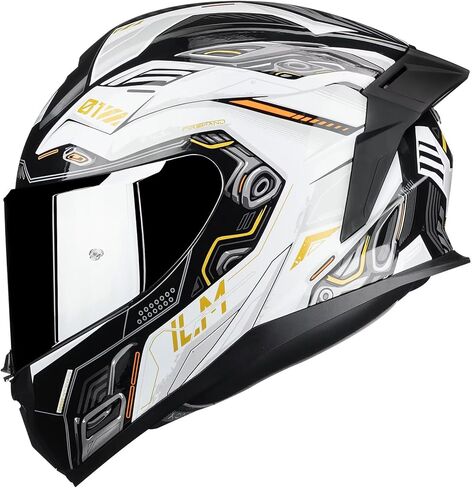 ILM خوذات الدرجات البخارية وجه كامل للرجال والنساء Powersports شارع سباق كاسكو الفقرة Motos DOT نموذج MF510A in Kuwait