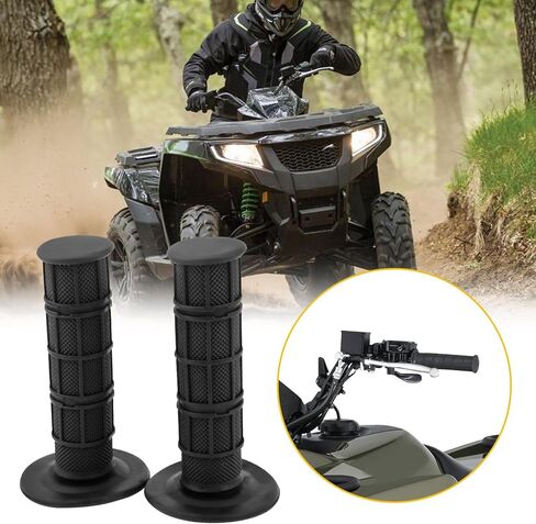 HIAORS ATV Handlebar Grips Compatible with Arctic Cat 250 Polaris Sportsman Recon Forman 450 Big Red ATV 4 Wheeler Quad Parts Left and Right 22mm 7/8'' in Kuwait