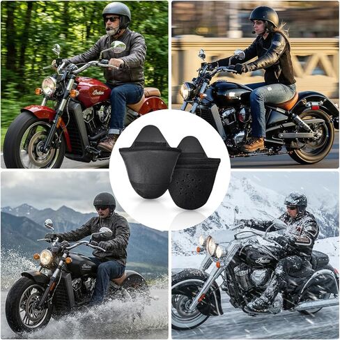 Moman HEB Half Helmet Speaker Pockets, Ear Pads for Motorcycle Helmet Headset Motorbike Headphone Helmet with Narrow or Wide Straps Blocks Wind Noise & Cold in Saudi Arabia