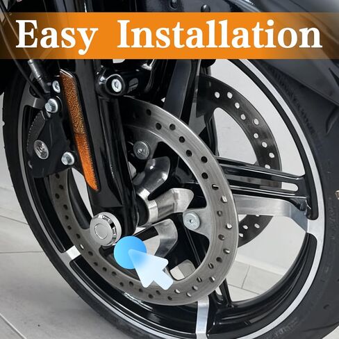 أغطية صواميل المحور الأمامي من الكروم، أغطية صواميل المحور لموديلات 2024-2025 Harley Davidson Touring Street Glide Road Glide CVO FLTRX FLHX، عبوتان in Kuwait