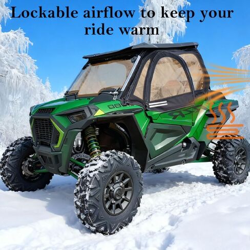 Soft Cab Enclosures Light Compatible with Polaris RZR XP 1000 / XP Turbo 2014-2023, XP Turbo 16-21/S 900 1000 16-19,YKK Zippers 3-Pane Window Waterproof in Saudi Arabia