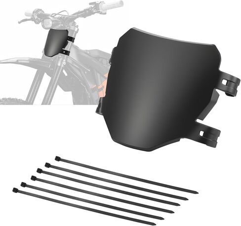 لوحة أرقام للدراجة الإلكترونية - لوحة دراجة كهربائية عالمية للانحدار لـ Q20، S1/S2/Y1/RX، X1S/X/X2، LBX، Sting MX3/MX4/MX5، XXX، Mantis، Dragster، Pro SS/SR/S، Soleil 01، RTR - أسود in Kuwait