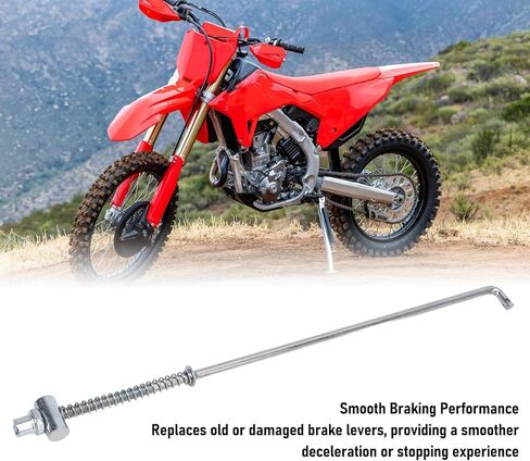 Gonetre الخلفية طبل الفرامل قضيب صلابة عالية سبائك الألومنيوم للصدمات دائم استبدال صالح ل XR50 CRF50 دراجة الطرق غير الممهدة 12in 10in عجلة in Kuwait