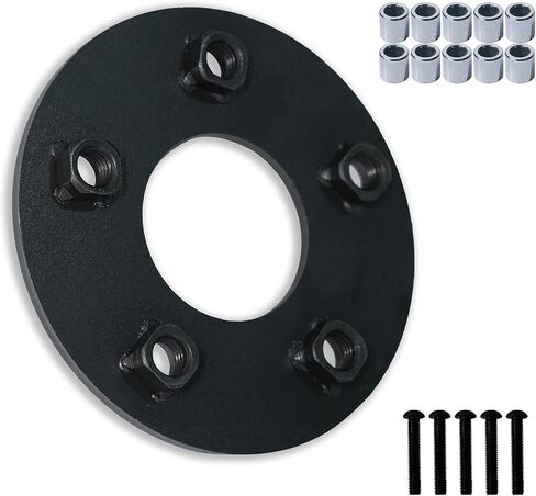 JMCHstore Mini Bike Drum to Disc مجموعة تحويل عجلة الفرامل الهيدروليكية لكولمان CT200U BT200X Baja Warrior Massimo MB200 AXIS M200 PUMA 200 أجزاء الدراجة الصغيرة (4 فتحات) in Kuwait