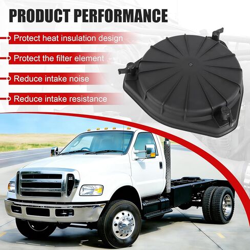 BUSID YC3Z9661BA غطاء مرشح الهواء غطاء مزلاج رافعة علوية متوافقة مع Ford F650 F750 2000-2007 يستبدل YC3Z-9661-BA in Kuwait