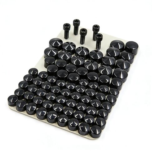 Black Bolts Toppers Caps Compatible with Harley FLT FLH 2007-2013 in Saudi Arabia
