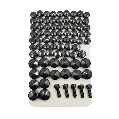 Black Bolts Toppers Caps Compatible with Harley FLT FLH 2007-2013 in Saudi Arabia