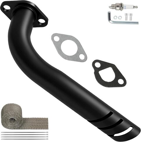 استبدال مجموعة أنابيب رأس العادم العالمية للمفترس 212 224 196cc 79cc 154F محرك كولمان دراجة صغيرة CT100U CC100X CT200U CT200U-EX BT200X Baja MB200 Axis M200 Minibike أجزاء in Kuwait