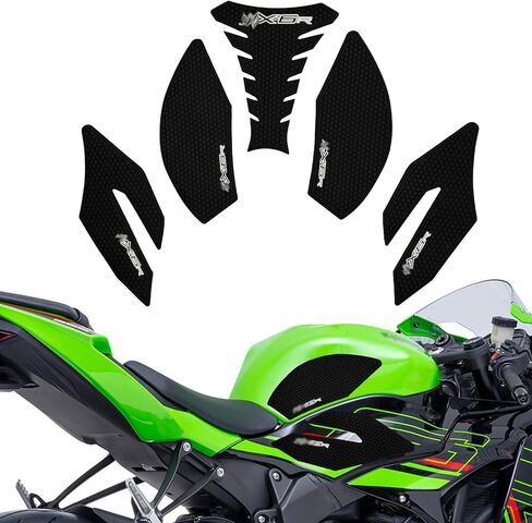 Tank pad for Kawasaki Ninja ZX-6R ZX6R ZX636 2009-2025 accessories, Tank grips with anti-slip texture Increase friction traction pad Fuel tank protector (White) in Kuwait