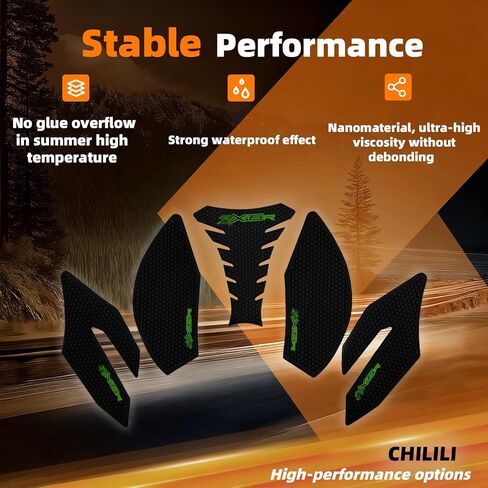 Tank pad for Kawasaki Ninja ZX-6R ZX6R ZX636 2009-2025 accessories, Tank grips with anti-slip texture Increase friction traction pad Fuel tank protector (White) in Kuwait