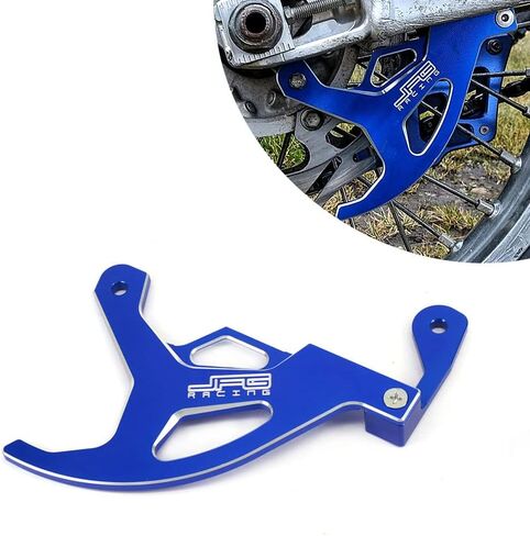 JFG RACING Dirt Bike Rear Brake Disc Guard,CNC Dirtbike Rotor Protector for KX250F 04-18/KX450F 06-18/KX125 04-05/KX250 04-07 19-21/KLX450R 07-19-Green in Saudi Arabia