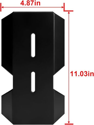 CNC Central Mud Guards Plate Mud Splash Guard for Ridstar Electric Bike Q20, Super 73 S1/S2/RX/Z1 Models, Black in Kuwait