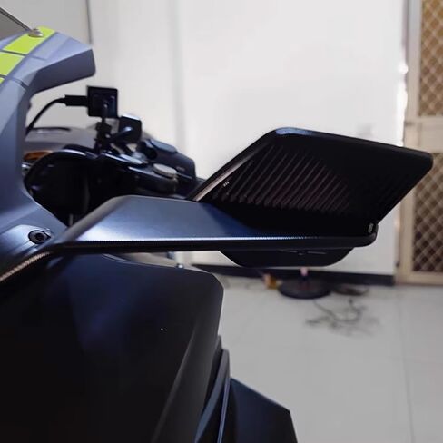 مناسبة لـ 2025 ZX6R ZX636 zx6r zx636 2019-2022 2023 2024 2025 ملحقات الدراجة النارية الجديدة: مرايا الرؤية الخلفية والمرايا الجانبية in Kuwait