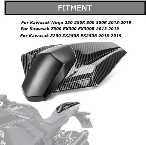 Rear Seat Fairing Cover Cowl for EX300R EX300 ZX250R EX250R Ninja 300 300R 250 250R 2013 2014 2015 2016 2017 2018 2019 (Carbon) in Saudi Arabia