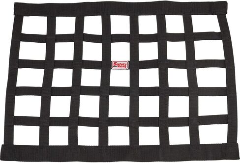 Safety Racing 18x24 Ribbon Style Window Net, Durable Nylon/Polyester, Ideal for Racing Cockpits, 1" Webbing, Installation Kit Sold Separately, Approved by Most Racing Associations in Saudi Arabia