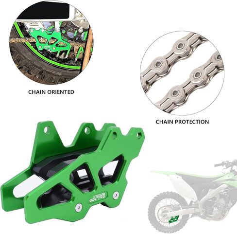 AnXin Motorcycle CNC Chain Guide Guard Protection for KX250F 2009-2018 KX250 2019-2024 KX450F 2009-2018 KX450 2019-2024 KLX450R 2018-2019 KX250X KX450X in Saudi Arabia