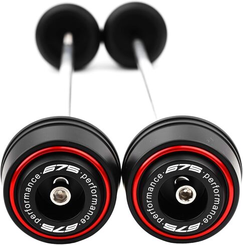 متوافق مع 675SS 675SR 675SR-R NK675 675 SR/NK/SS/SR-R 2024 2025 2026 دراجة نارية أمامية وخلفية شوكة المحور المتزلجون ملحقات واقيات التصادم (أزرق) in Kuwait