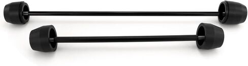 Xitomer متوافق مع Z650 Ninja 650 2017-2024، Z650RS 2021-2025 مزلقات المحور الخلفي الأمامي، واقي إطار عجلة الشوكة الأمامي والخلفي للدراجة النارية in Kuwait