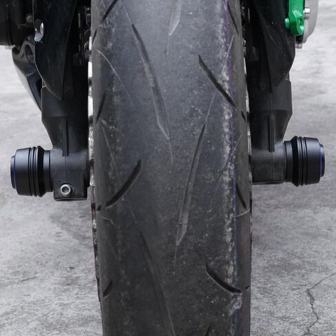 متوافق مع الدراجات النارية S1000RR S1000R S1000XR S 1000RR 1000R 1000XR 2008-2023 2024 2025 2026 محور العجلة الأمامية وسادة حماية من التصادم الخلفي بكرات ذراع التأرجح الخلفية (أحمر) in Kuwait
