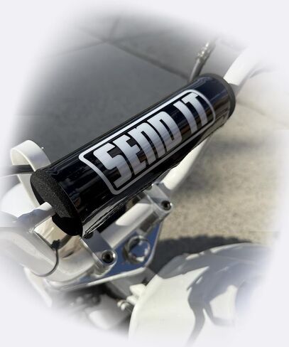 وسادة بار SEND IT مع مقود دونتس مجاني DIrtbike ATV Crossbar (أسود، مربع) in Saudi Arabia