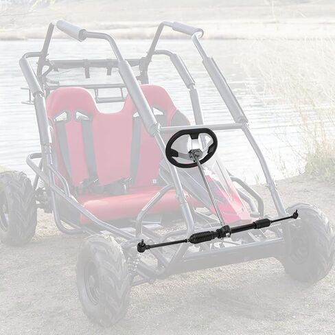 كولمان KT196 مجموعة عجلة القيادة Go Kart مجموعة تروس التوجيه متوافقة مع CK196 196cc Kandi 110cc تعمل بالغاز 4 عجلات رباعية DIY Go Cart Parts المغزل المفصل الكرة المشتركة قضيب التعادل قضبان in Saudi Arabia