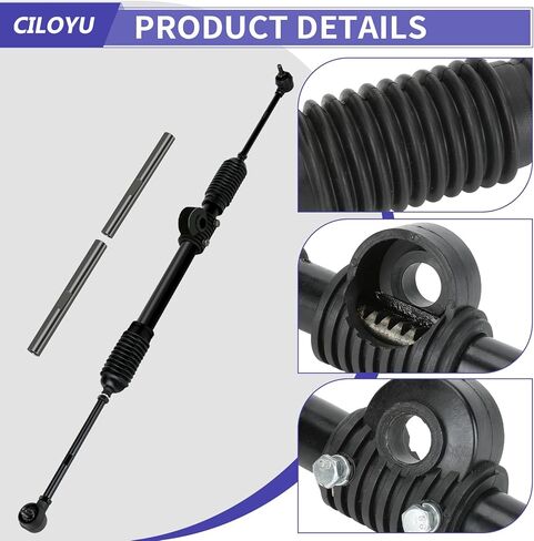 كولمان KT196 مجموعة عجلة القيادة Go Kart مجموعة تروس التوجيه متوافقة مع CK196 196cc Kandi 110cc تعمل بالغاز 4 عجلات رباعية DIY Go Cart Parts المغزل المفصل الكرة المشتركة قضيب التعادل قضبان in Saudi Arabia